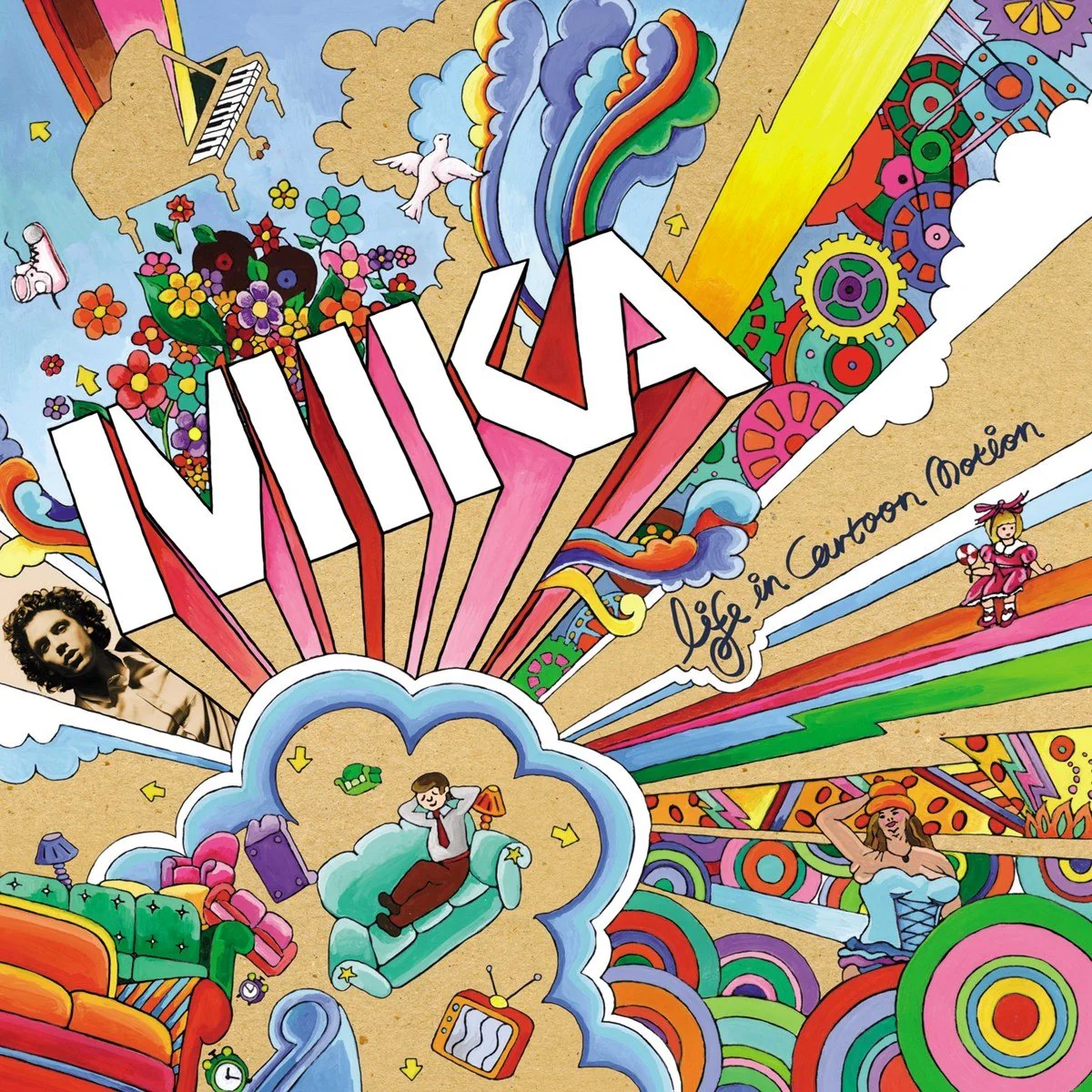 Mika - Life In Cartoon Motion (LP) - Image 2