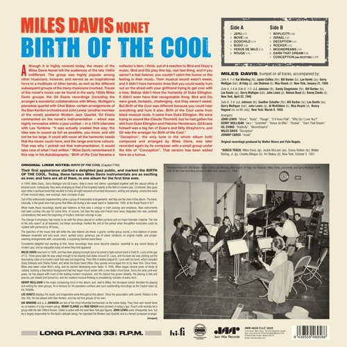 Miles Davis - Birth of the cool (LP)