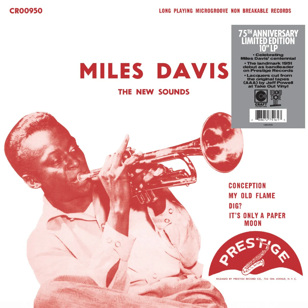 Miles Davis - The New Sounds (75th Anniversary Edition) (Black vinyl 10") - Image 2