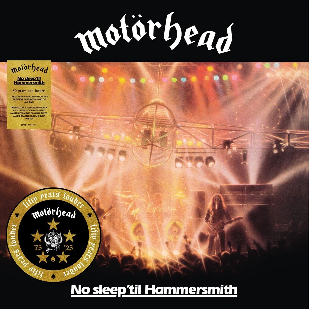 Motörhead - No Sleep 'Til Hammersmith (Live) (50th Anniversary Edition) (Coloured  LP) - Image 2