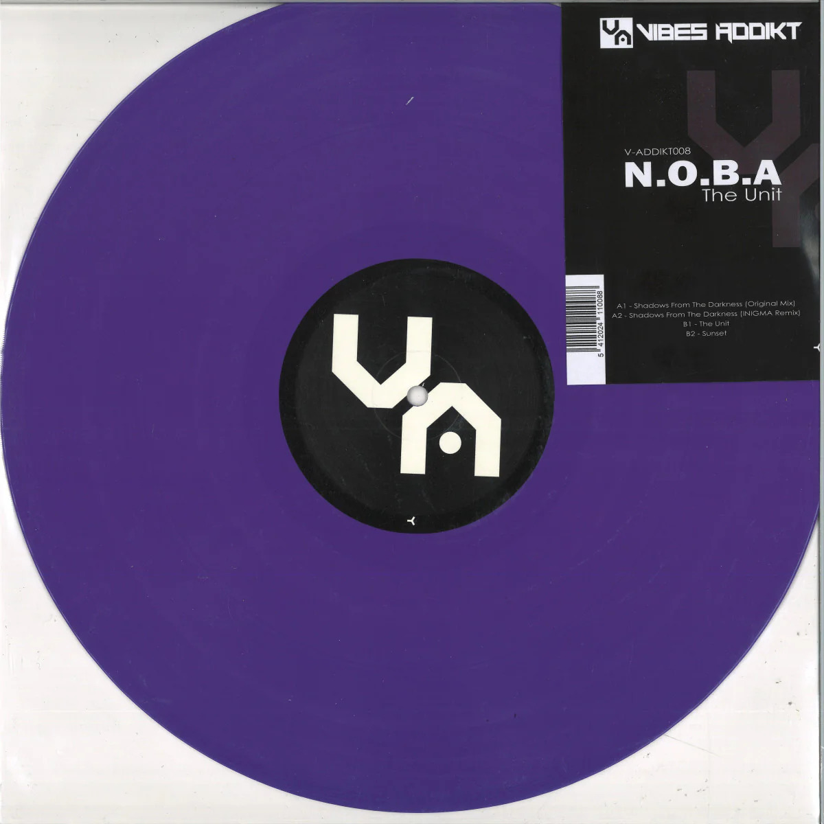N.O.B.A - THE UNIT (Purple Coloured 12") - Image 2