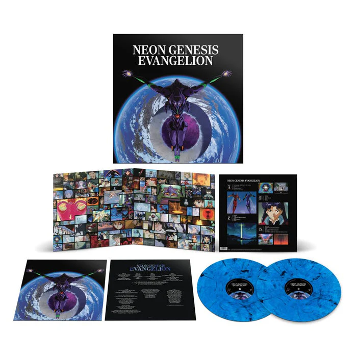 Neon Genesis Evangelion - Original Series Soundtrack (Blue Marbled Coloured LP)