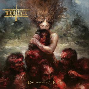 Nightfall - Children Of Eve (Red, White & Black Marbled Coloured 12") - Image 2