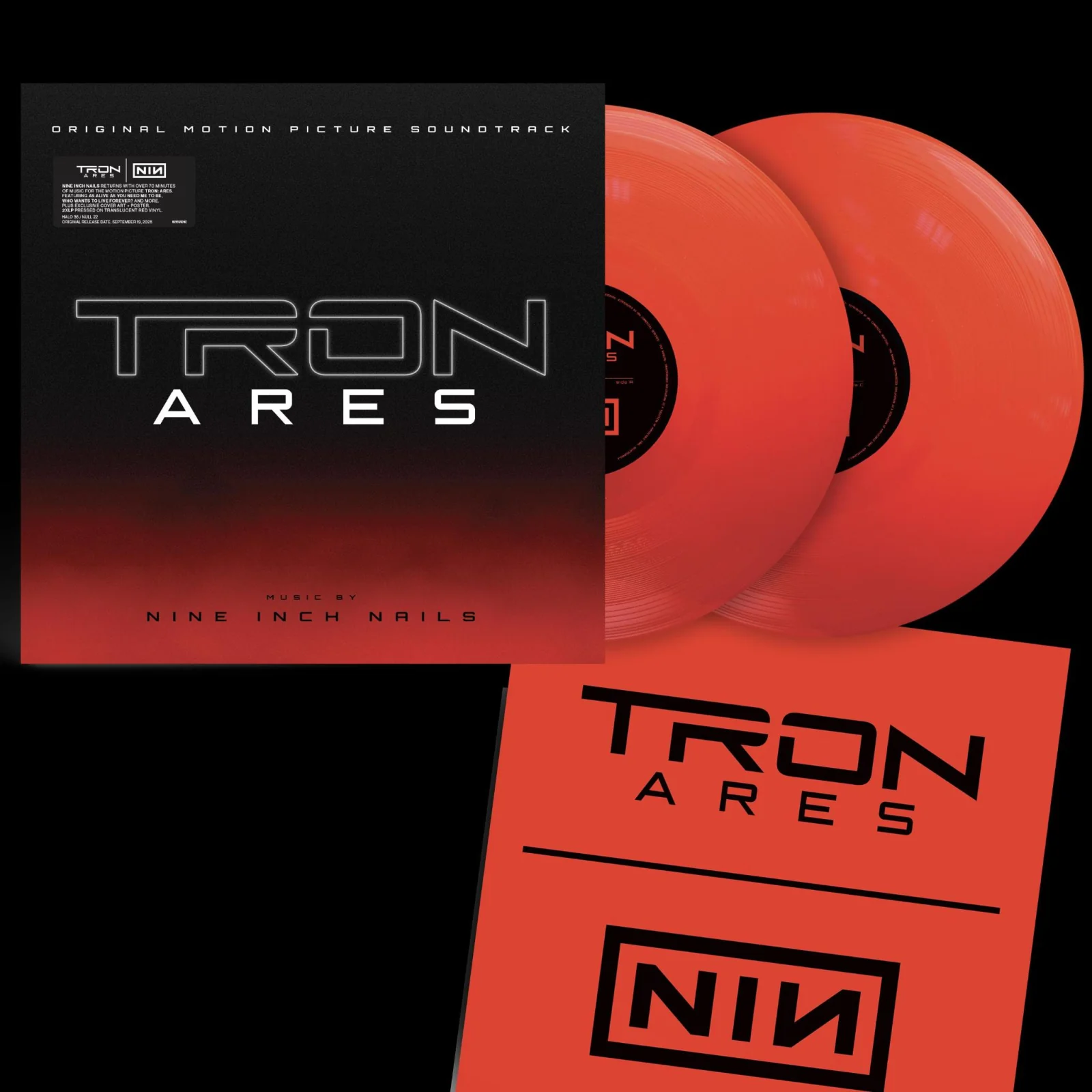 Nine Inch Nails - Tron: Ares  (Exclusive Red Vinyl LP) - Image 2