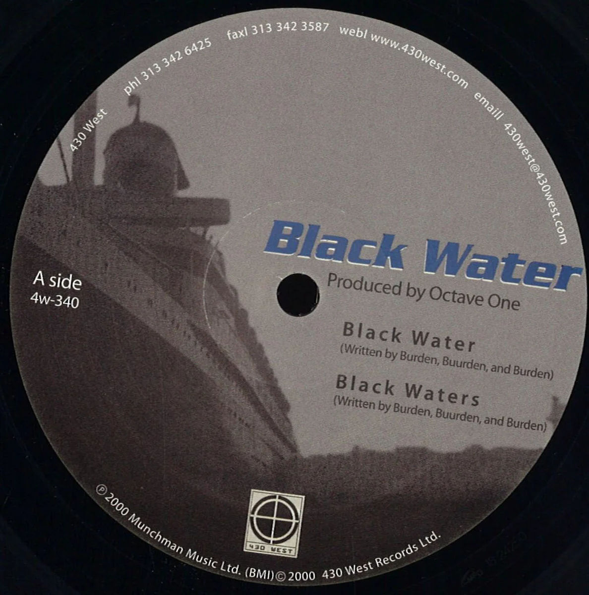 Octave One - Black Water (12") - Image 2