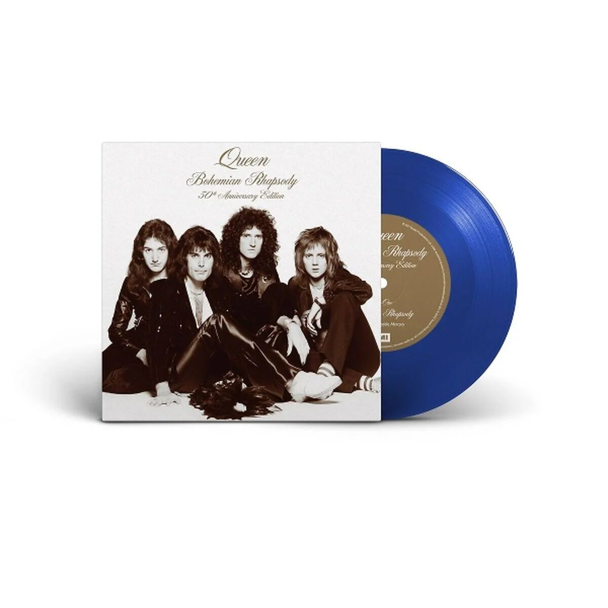 Queen - Bohemian Rhapsody – 50th Anniversary 7” Single (Limited Transparent Blue Vinyl 7") - Image 2