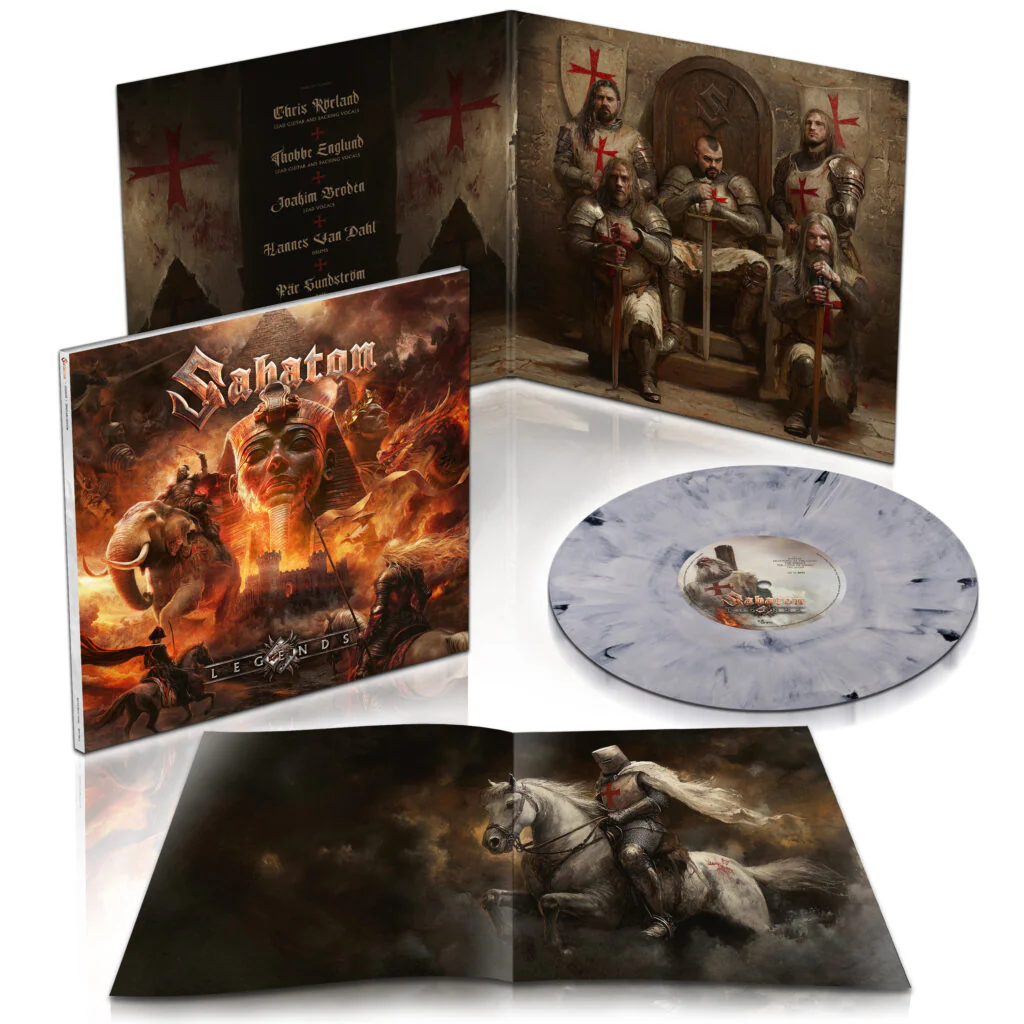 Sabaton - Legends (Templars Edition / Glacial Mist Marble LP) - Image 2