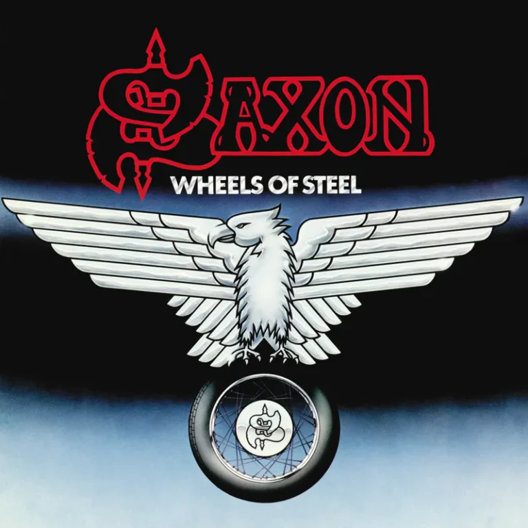 Saxon - Wheels Of Steel (45th Anniversary Edition) (Red Blue Vinyl LP) - Image 2