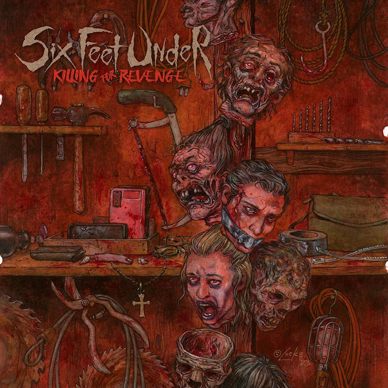 Six Feet Under - Killing For Revenge (Crusted Blood Marbled LP) - Image 3