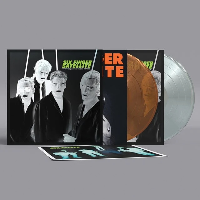 Six Finger Satellite - Severe Exposure  (Coke Bottle & Orange Vinyl LP) - Image 2