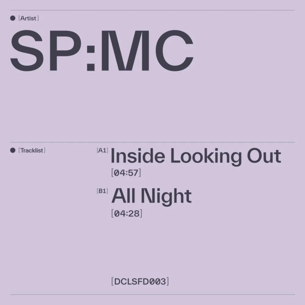 SP:MC - Inside Looking Out / All Night (12") - Image 2
