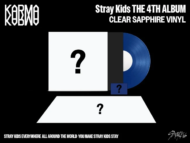 Stray Kids - Karma (Clear Sapphire Vinyl LP)