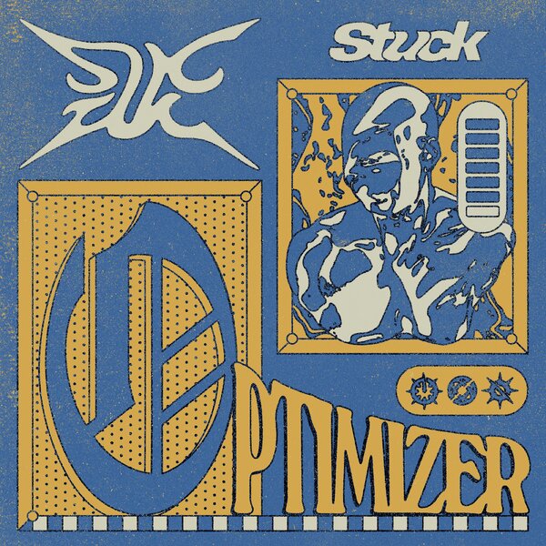 Stuck - Optimizer (Royal Blue Vinyl LP) - Image 2