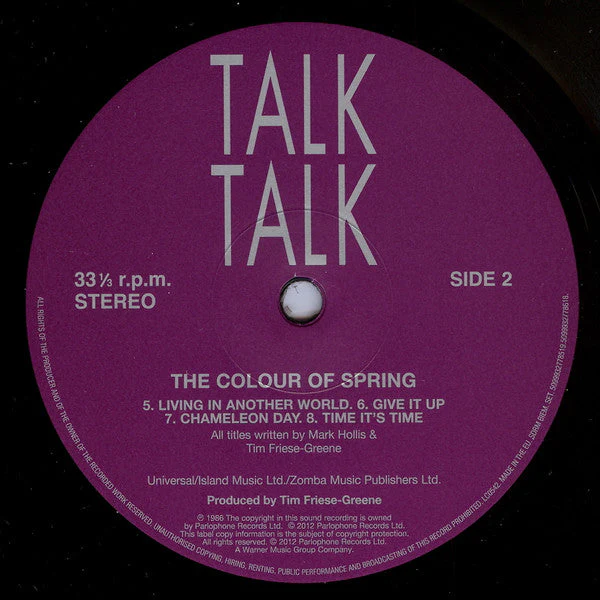 Talk Talk - The Colour Of Spring (LP) - Image 5