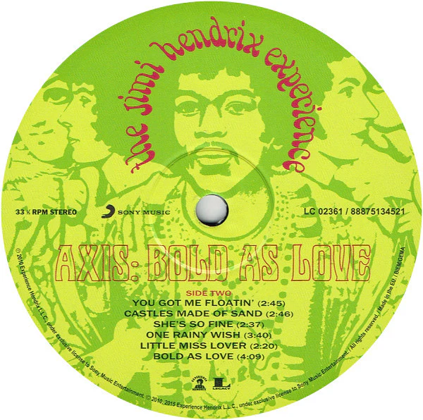 the Experience Jimi Hendrix - Axis: Bold As Love (LP) - Image 5