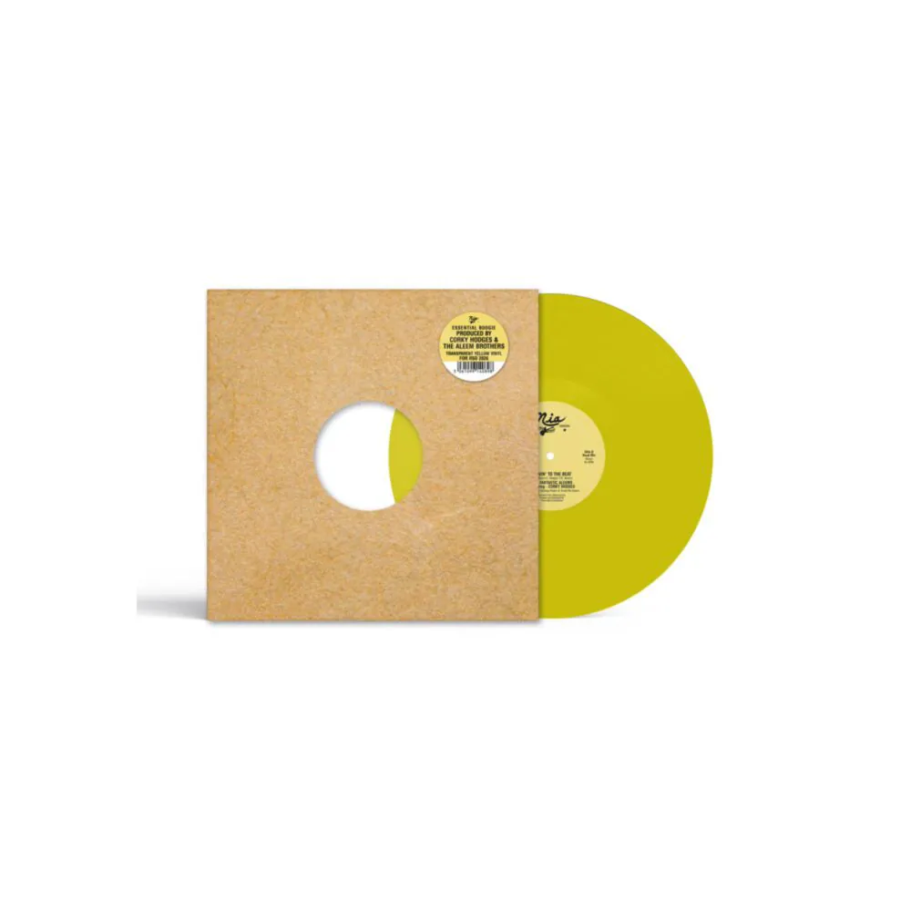 The Fantastic Aleems Ft. Corky Hodges - Movin' To The Beat (Yellow Vinyl 12") - Image 2