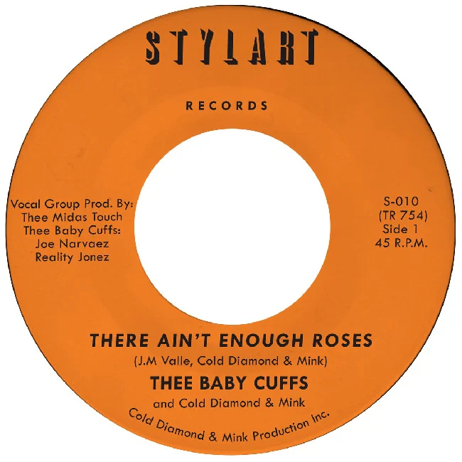 Thee Baby Cuffs & Cold Diamond & Mink - There Ain't Enough Roses (Transparent Orange Vinyl 7")