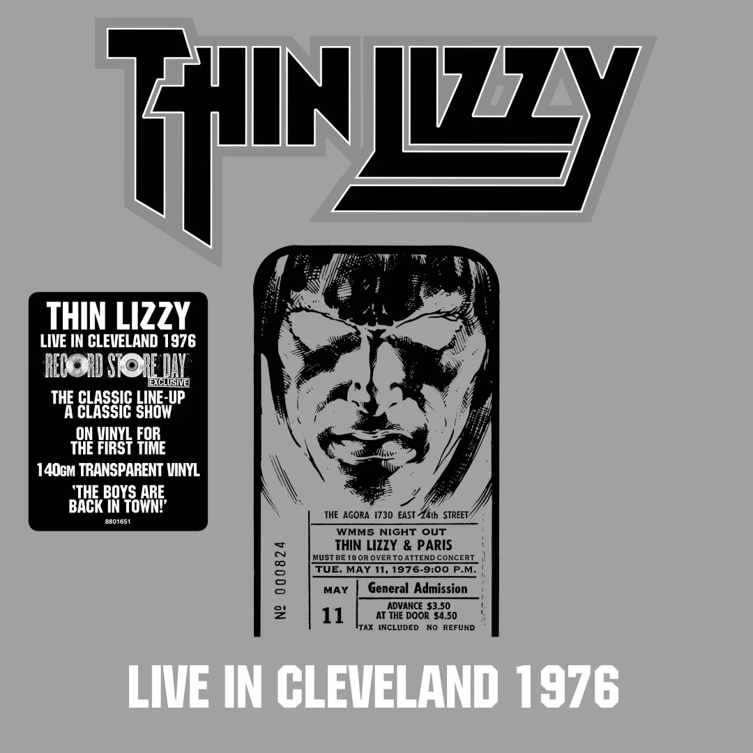 Thin Lizzy - Live In Cleveland 1976 (140g Transparent Vinyl LP) - Image 2