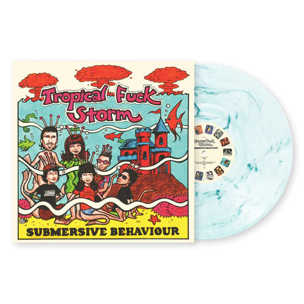 Tropical Fuck Storm - Submersive Behaviour (Aqua Blue Clear Swirl LP)