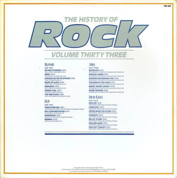 USED - Blondie - The History Of Rock (Volume Thirty Three) - Image 4