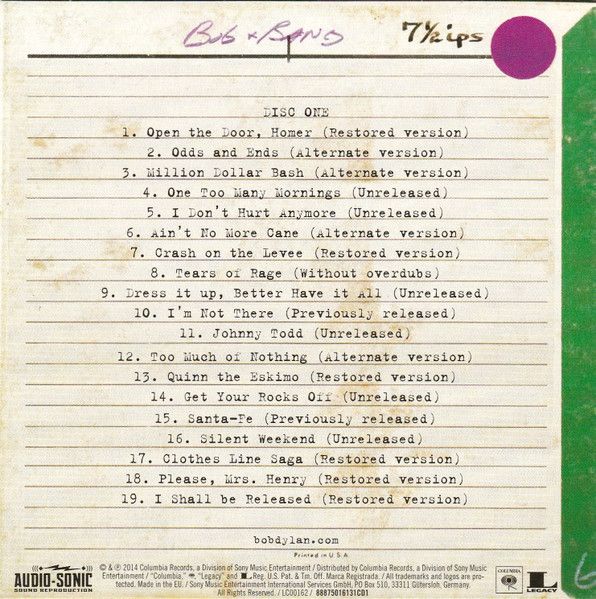 USED - Bob Dylan - The Basement Tapes Raw (The Bootleg Series Vol. 11) - Image 14