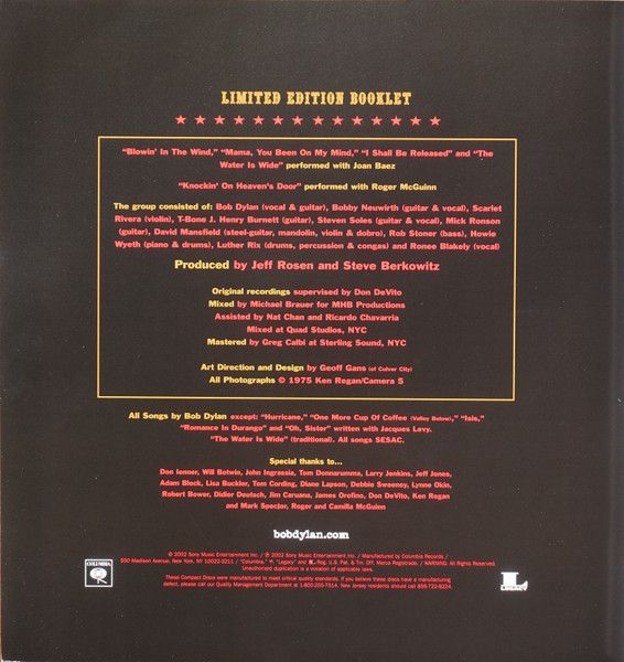 USED - Bob Dylan - The Bootleg Series Vol.5: Live 1975: The Rolling Thunder Revue - Image 30
