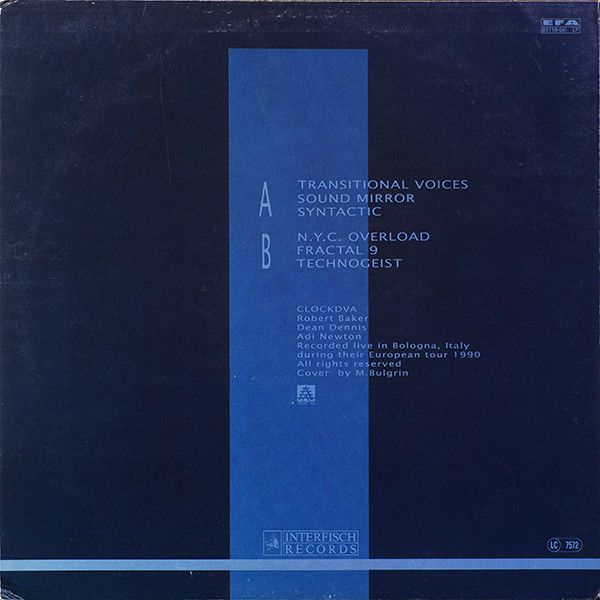 USED - Clock DVA - Transitional Voices - Image 2
