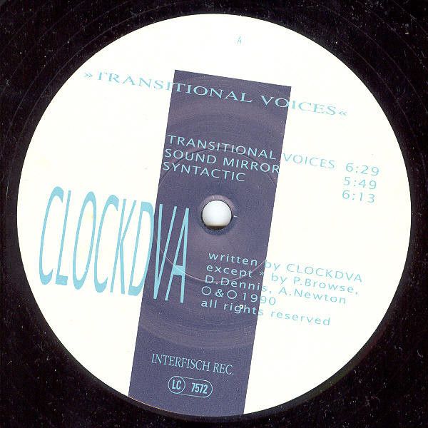 USED - Clock DVA - Transitional Voices - Image 3