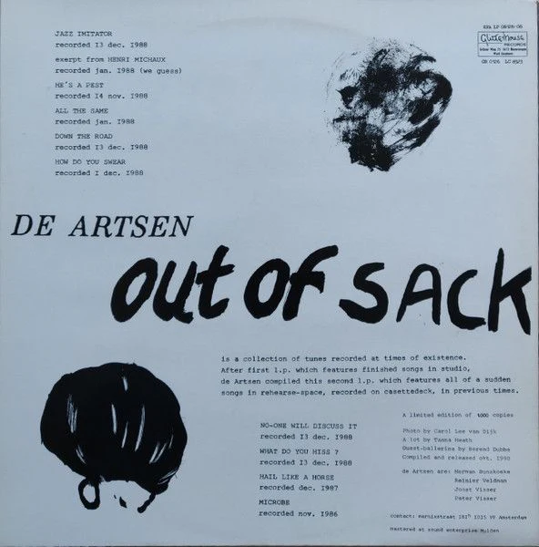USED - De Artsen - Out Of Sack - Image 2