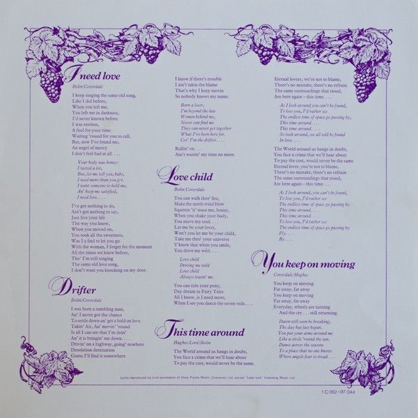 USED - Deep Purple - Come Taste The Band - Image 6