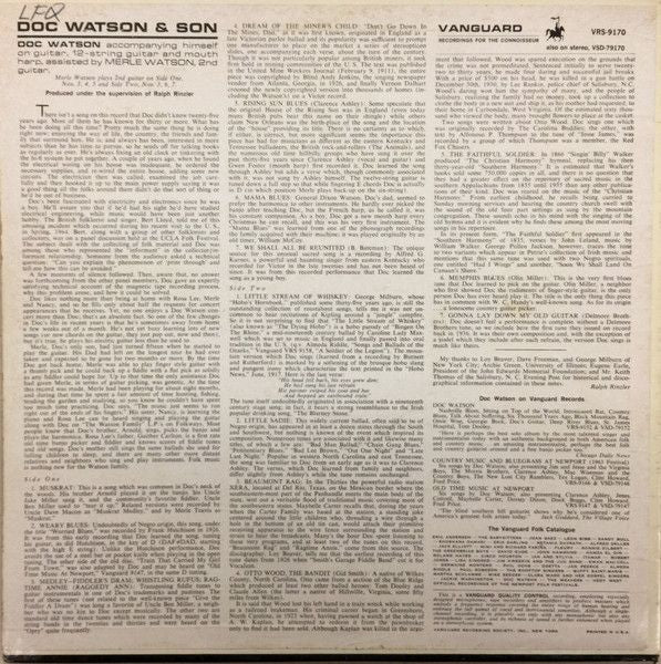 USED - Doc & Merle Watson - Doc Watson & Son - Image 2