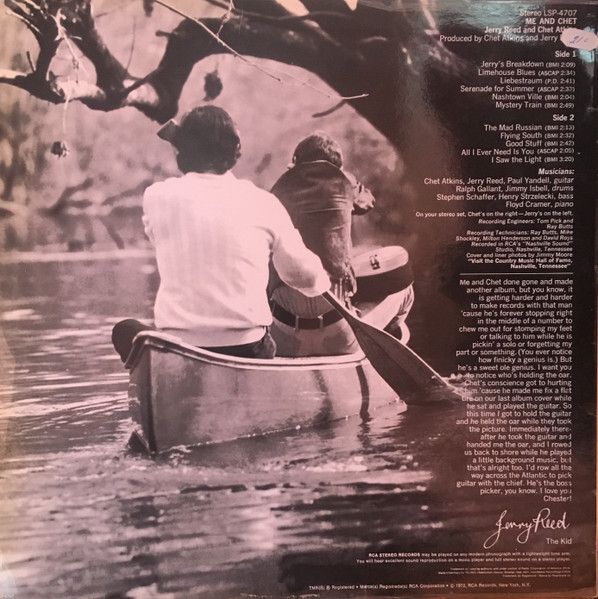 USED - Jerry Reed - Me And Chet - Image 2