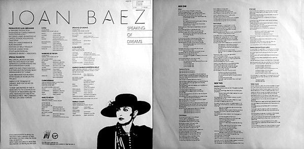 USED - Joan Baez - Speaking Of Dreams - Image 4