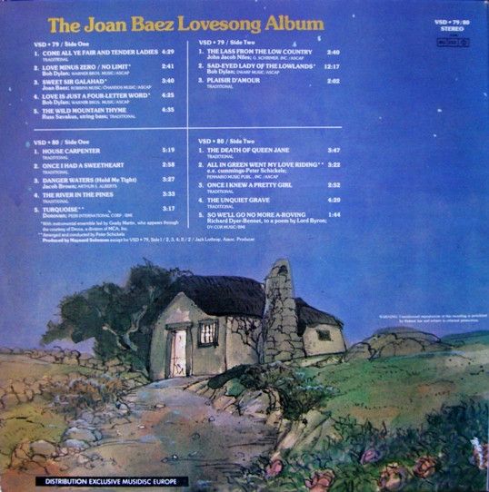 USED - Joan Baez - The Joan Baez Lovesong Album - Image 2