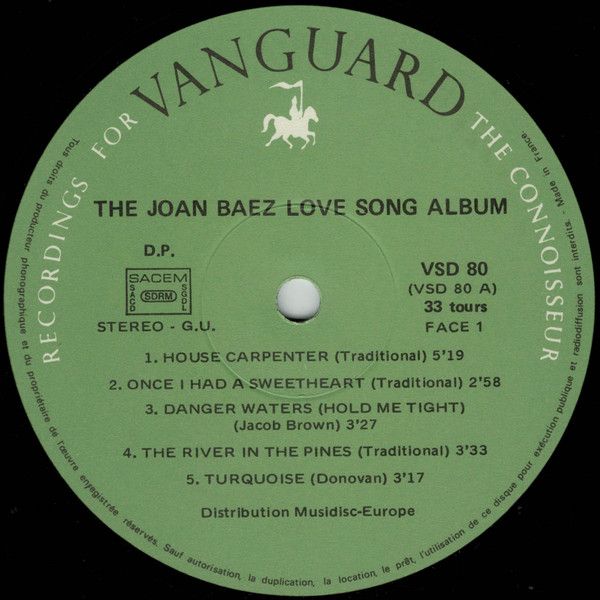 USED - Joan Baez - The Joan Baez Lovesong Album - Image 5