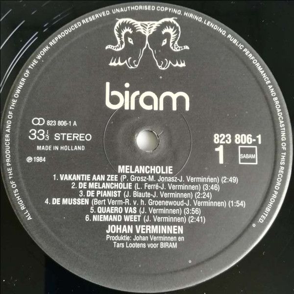 USED - Johan Verminnen - Melancholie - Image 3