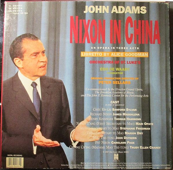 USED - John Adams - Nixon In China (An Opera In Three Acts) - Image 2