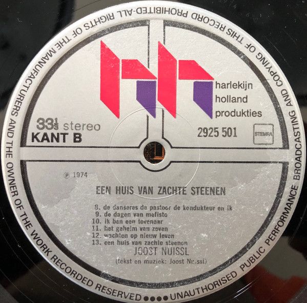 USED - Joost Nuissl - Een Huis Van Zachte Steenen - Image 3