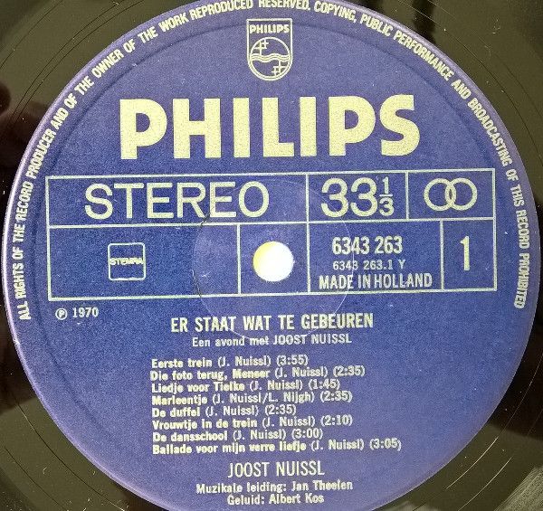 USED - Joost Nuissl - Er Staat Wat Te Gebeuren - Image 3
