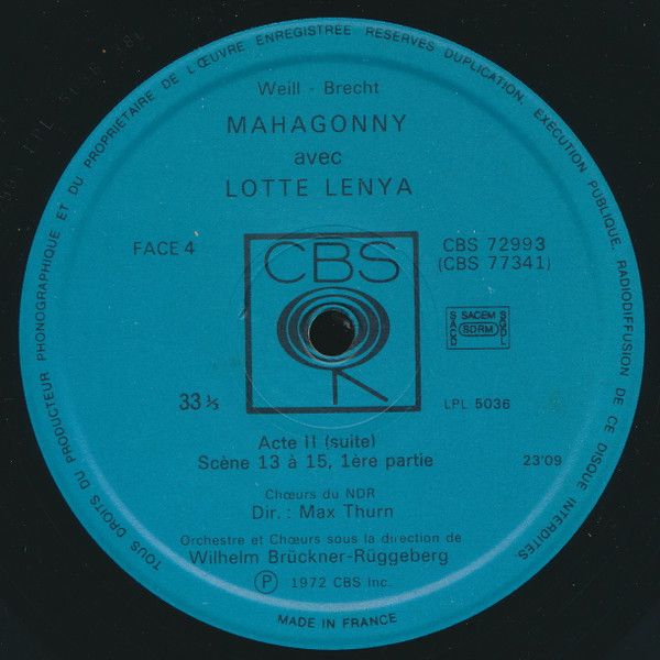 USED - Kurt Weill - Mahagonny - Image 5