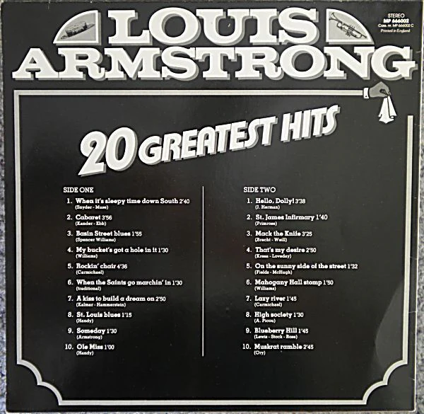 USED - Louis Armstrong - 20 Greatest Hits - Image 2