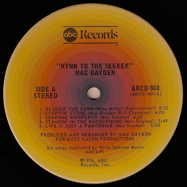 USED - Mac Gayden - Hymn To The Seeker - Image 3