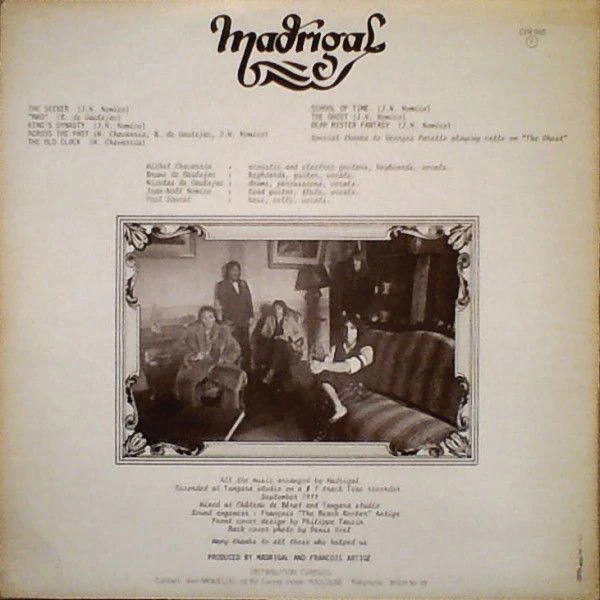 USED - Madrigal (2) - School Of Time - Image 2