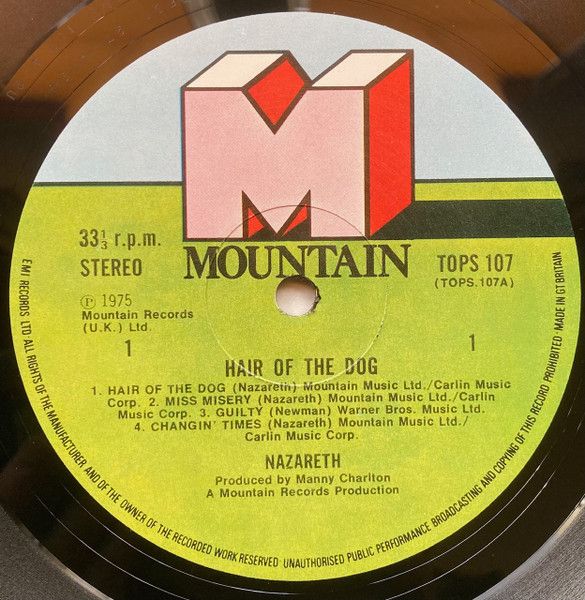 USED - Nazareth (2) - Hair Of The Dog - Image 3