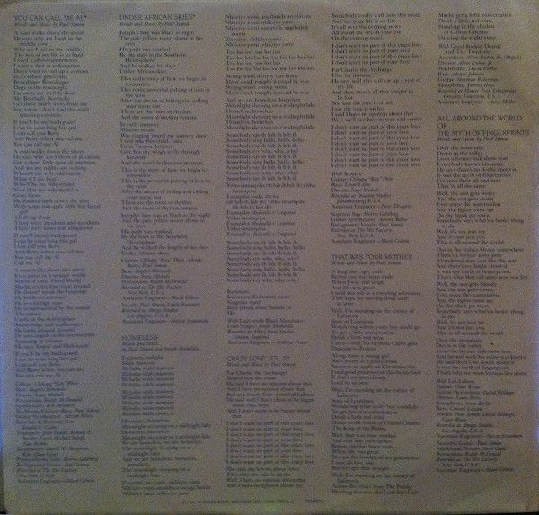 USED - Paul Simon - Graceland - Image 6