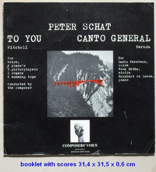 USED - Peter Schat - To You / Canto General - Image 8
