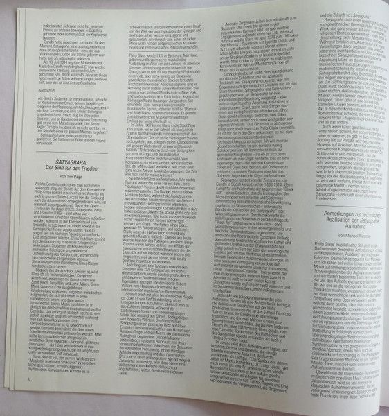 USED - Philip Glass - Satyagraha - Image 17