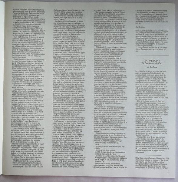 USED - Philip Glass - Satyagraha - Image 20
