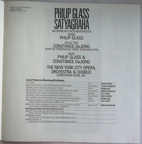 USED - Philip Glass - Satyagraha - Image 22
