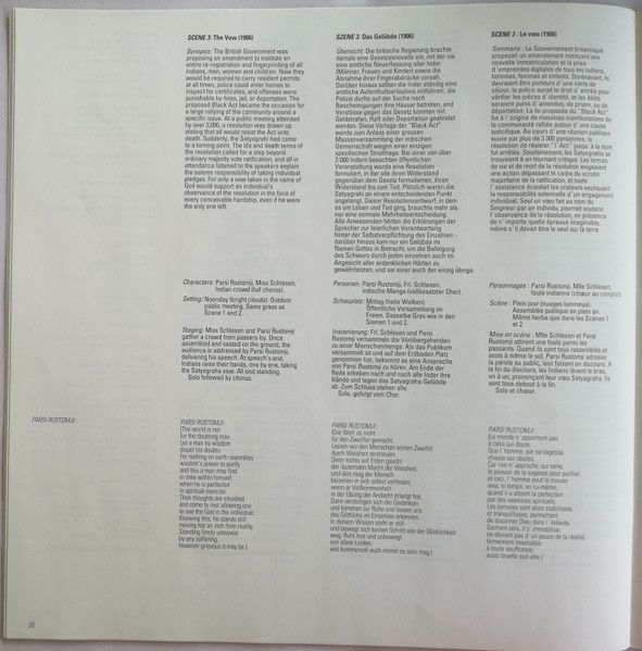 USED - Philip Glass - Satyagraha - Image 29